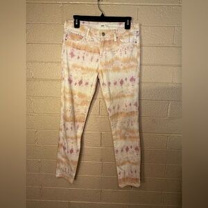 Else Tie-Dye Patterned Jeans